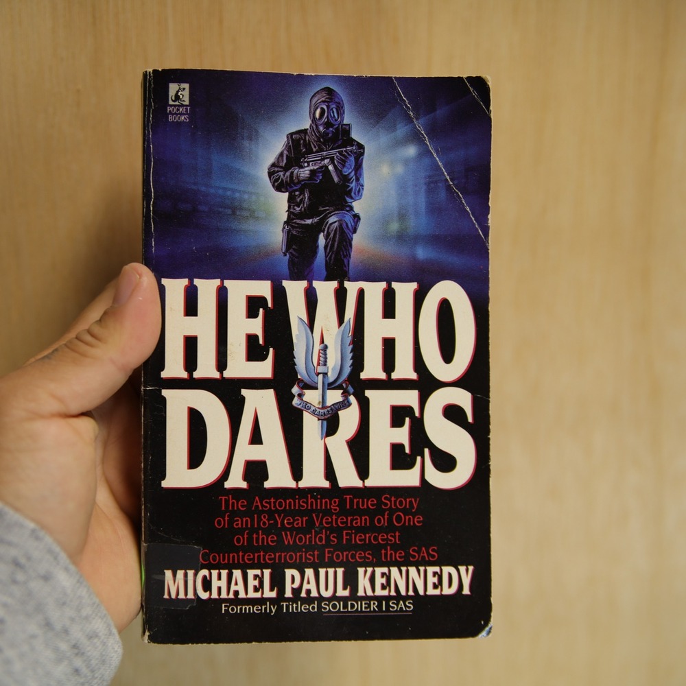 He Who Dares Michael Paul Kennedy SAS True Story Paperback Book 0671795813